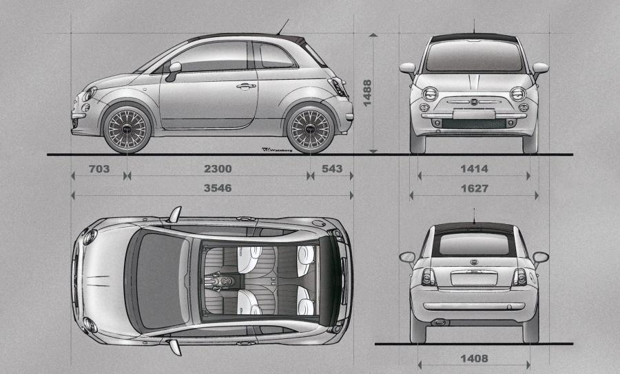  Fiat 500C 2009 года  (фото 17 из 140)